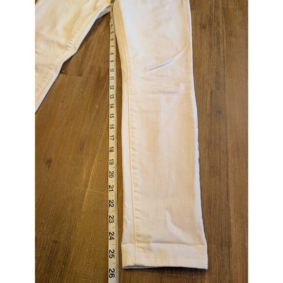 CURRENT/ELIOTT The Stiletto Straight Skinny Leg White Denim, size 24/0 - Picture 2 of 9